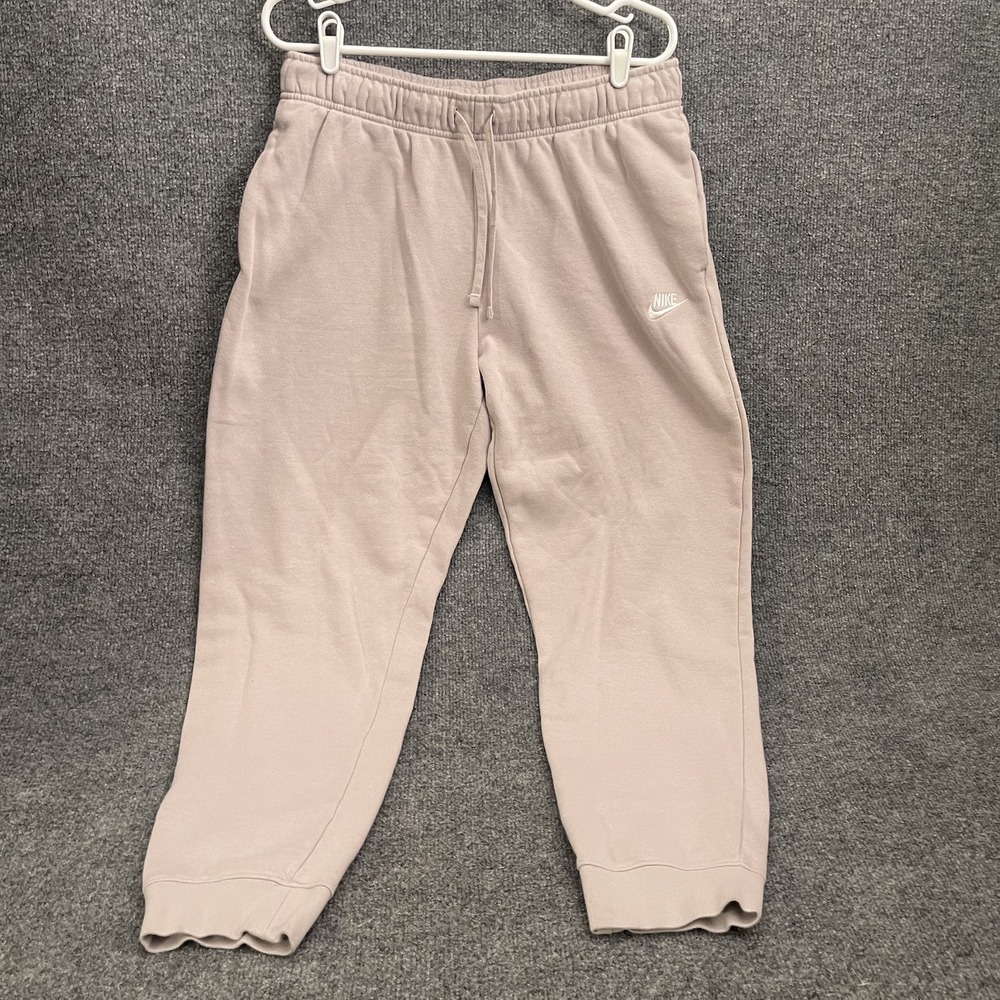 Nike Sportswear Club Fleece Mid-Rise Joggers  Womens Sz L DQ5191-019